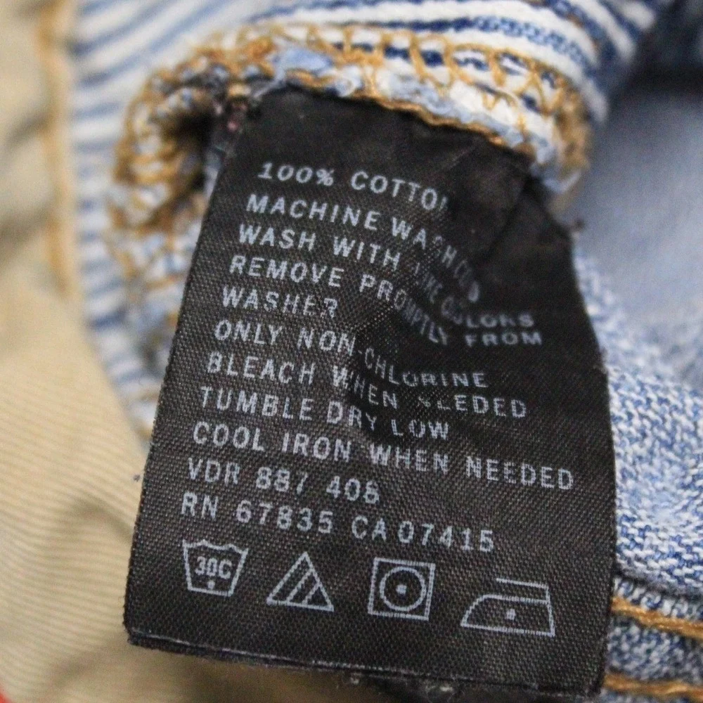 Nautica Relax Fit Mens Light Wash Blue Denim Jeans 32x30 100% Cotton